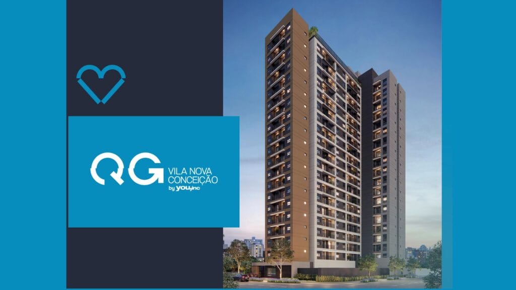 Imagem ilustrativa da torre do empreendimento QG Vila Nova Conceição by You,inc