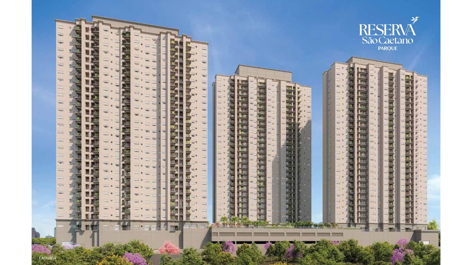 Fachada – Reserva São Caetano Imagem ilustrativa de apartamento em São Caetano do empreendimento da Construtora Eztec Reserva São Caetano